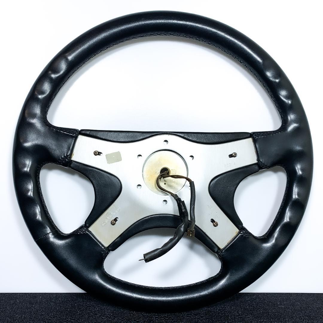イタルボランテ プレステージ 4スポーク レザーステアリング 36φ 美品