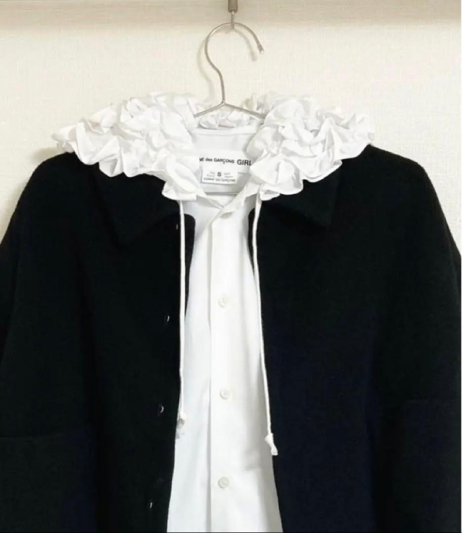 コムデギャルソンガール フリルフード付き ブラウス シャツ - メルカリ