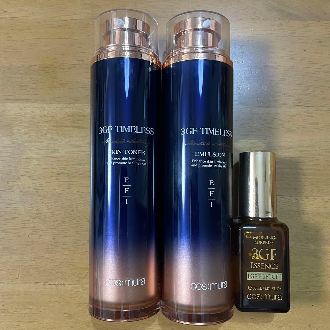 cos:mura 3GF TIMLESS 化粧水、乳液、エッセンス cos：mura（コスムラ） 乳液 3GF TIMELESSエマルジョン ターンオーバー