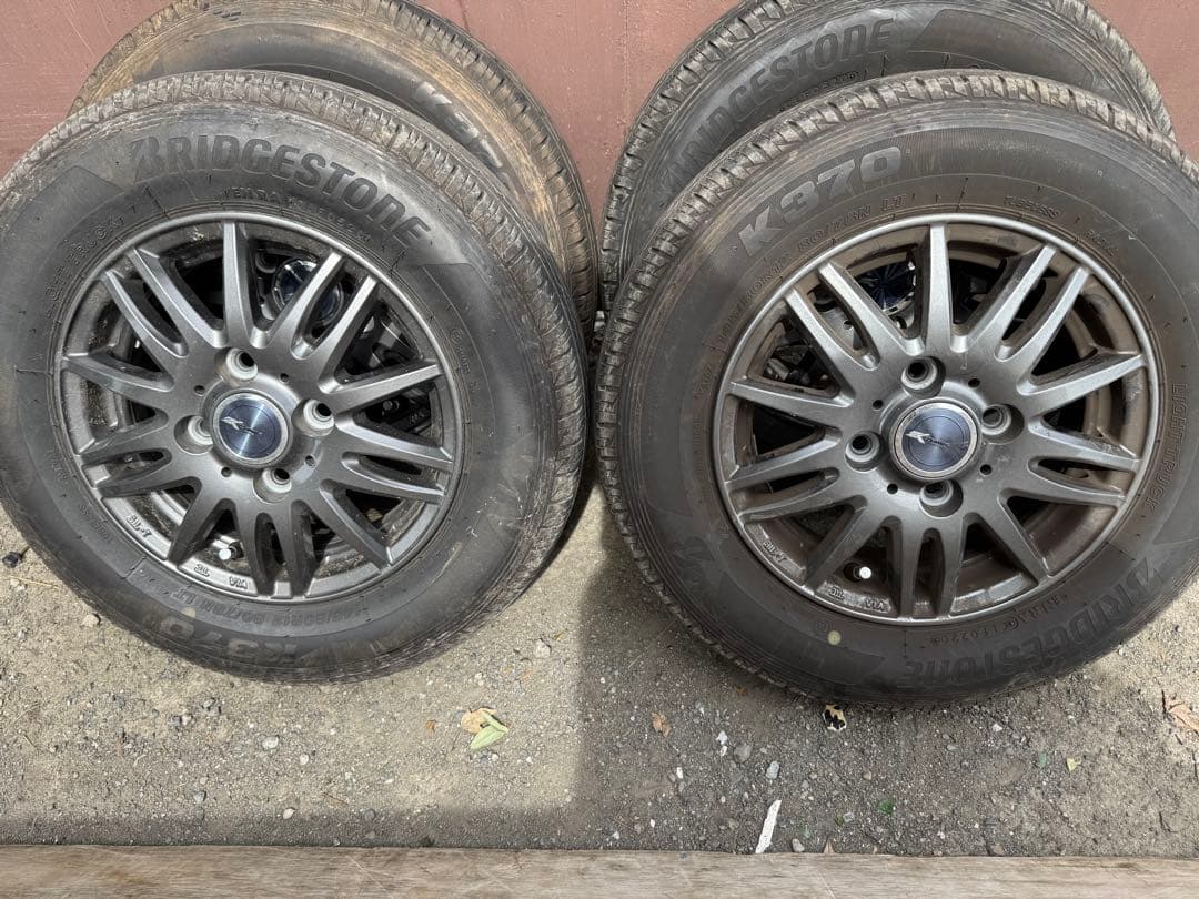 送料込み　軽バン　軽トラック用ホイール　145/80R12 4本セット 楽天市場】アルミホイール ＆タイヤ 4本セット 12インチ アルミ