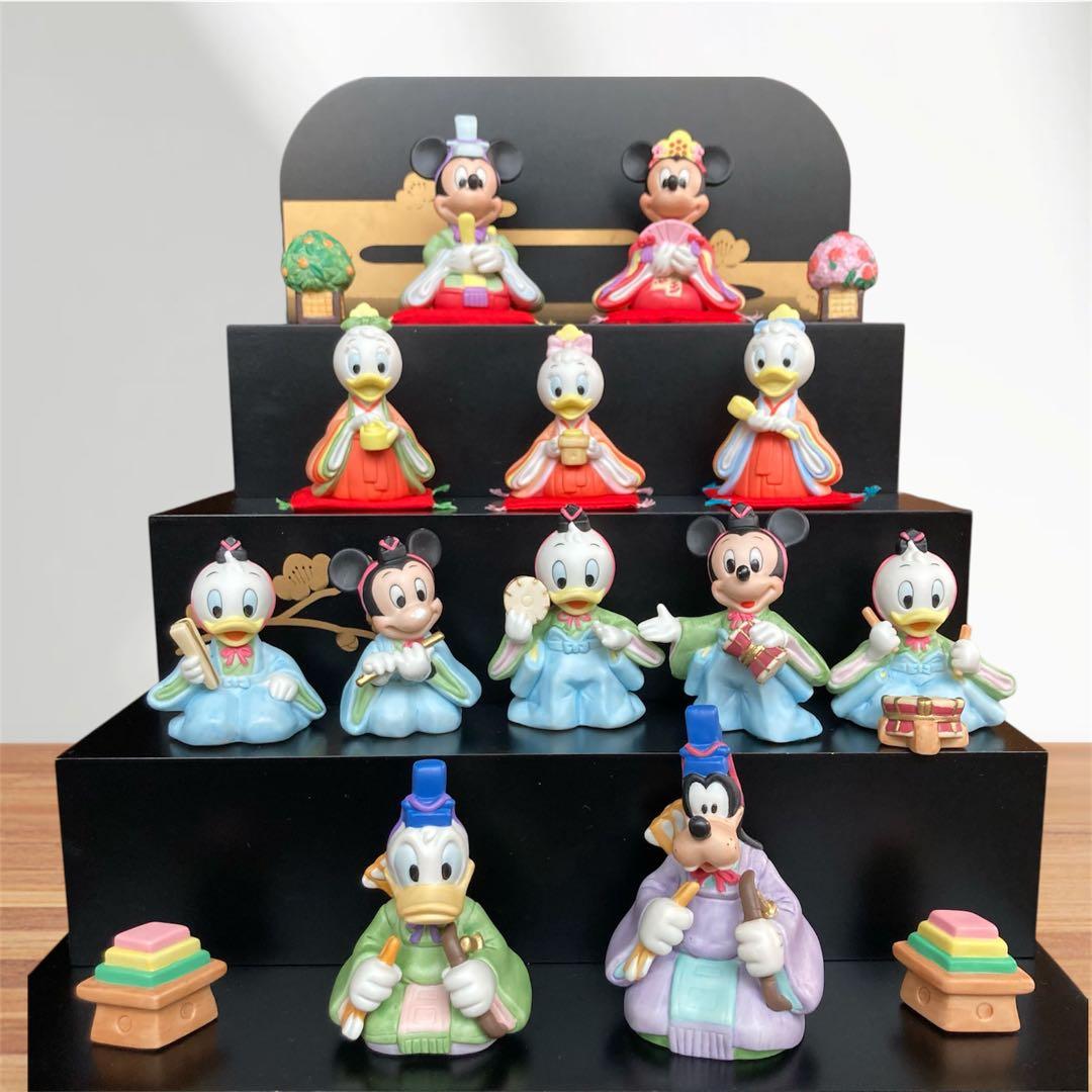 希少・美品】ディズニー 雛人形 五段飾り ガラスケース、箱付き - メルカリ
