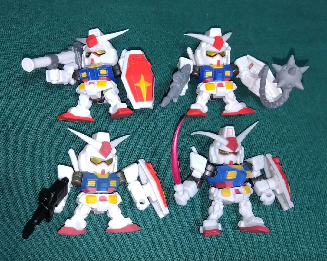 ガシャポン戦士 NEXT DASH RX78-2 4種 SDガンダム フィギュア - メルカリ