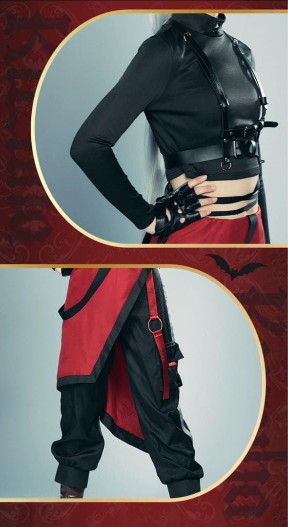 vtuber 葛葉 にじさんじ コントレイル コスプレ衣装※ウィッグ 靴追加可