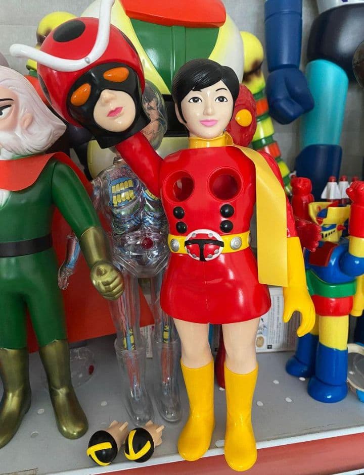 在庫最後 電波人間タックル ソフビ人形 26cm ミサイル塗装版