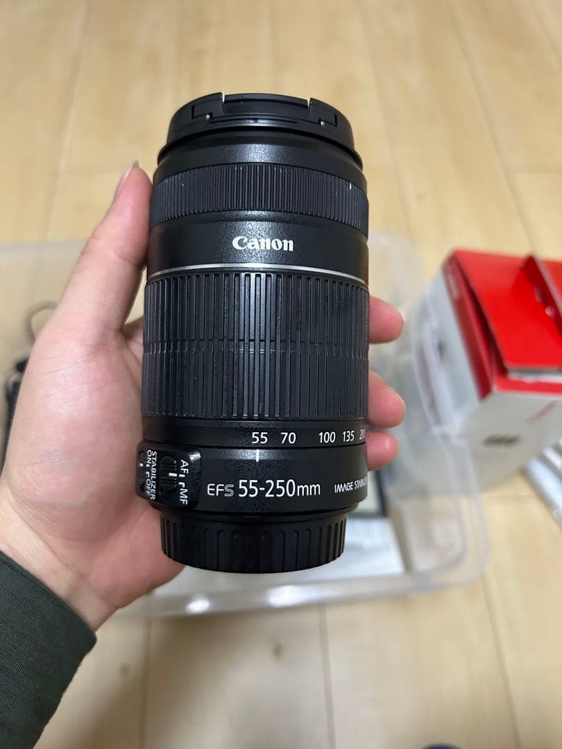 レンズ(ズーム) Canon EFS 55-250mm F4-5.6 IS ll Canon EF-S 55-250mm f/4-5.6 IS STM Telephoto Zoom Lens with