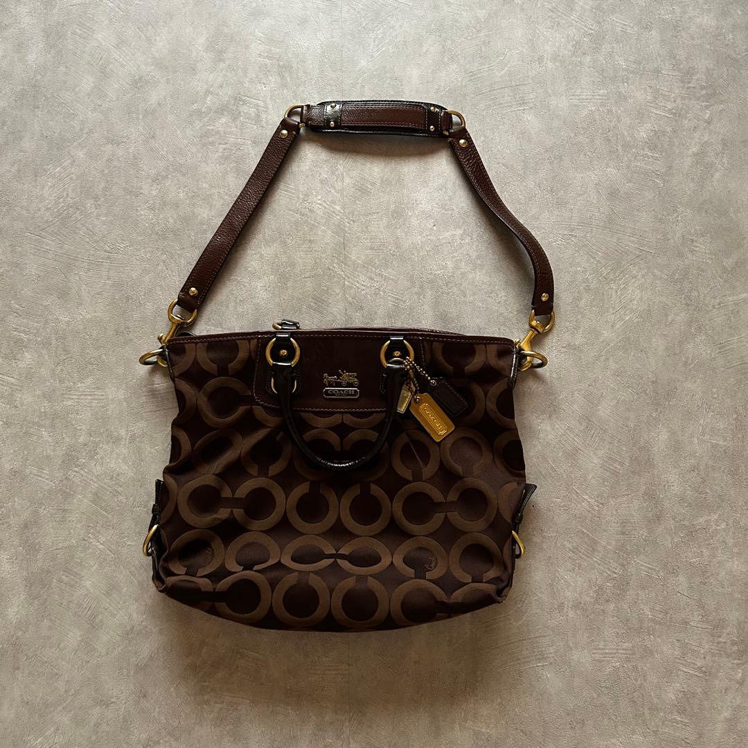 archive coach grunge shoulder bag brown - メルカリ