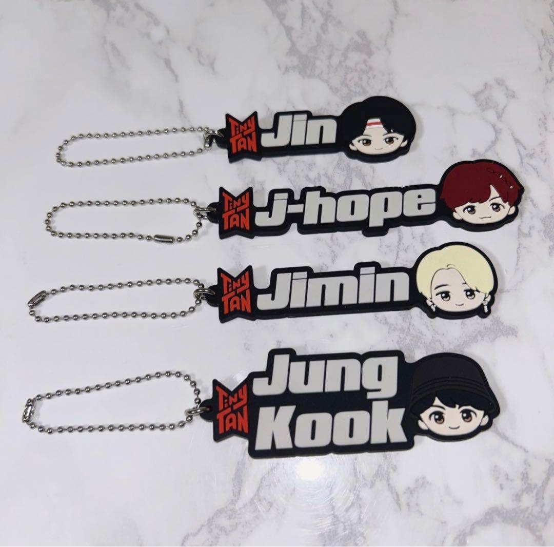 ❤︎BTS TinyTan ジン J-HOPE ジミン ジョングク キーホルダー