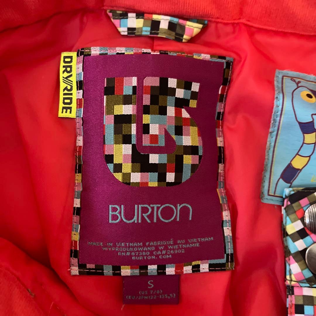 バートンBURTON子ども用スノーボードウェア マルチカラー チェック柄