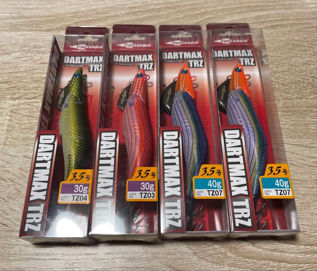 ダートマックスTRZ 30g,40g ティップラン用エギ4個セット