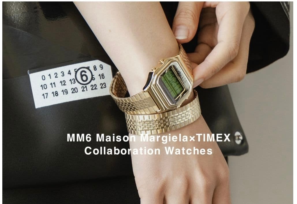 MM6 Maison MargielaTIMEX 時計 マルジェラタイメックス MM6コラボは沼すぎる。天才的ゴールドにノックダウンの腕時計「MM6