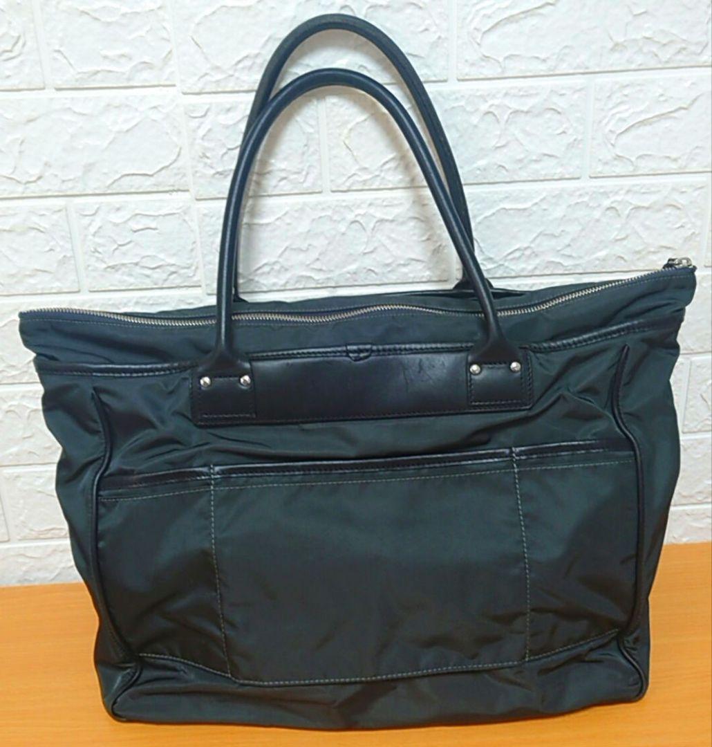 felisi ナイロン レザー ビジネスバッグ ブラック系 - メルカリ