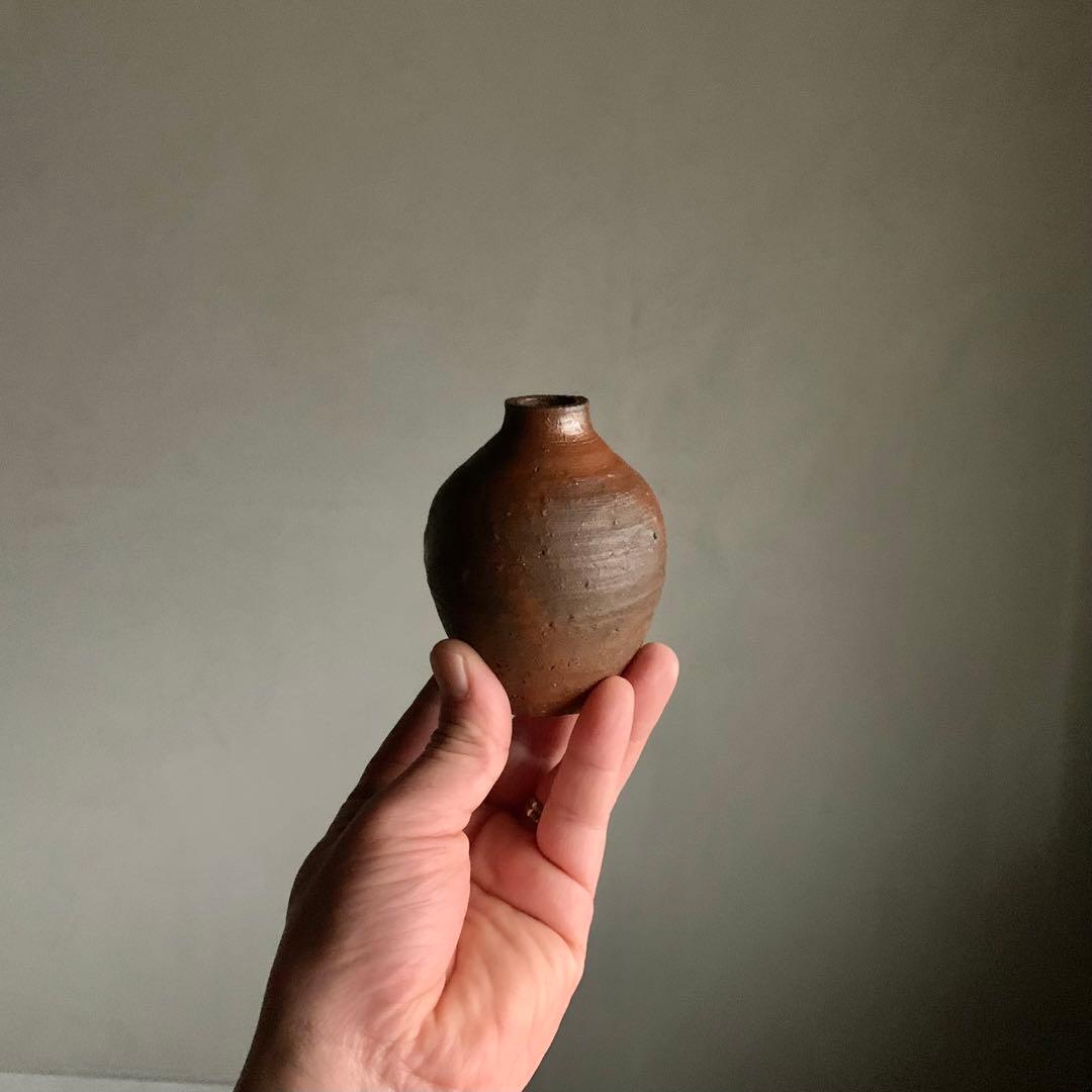 焼き締め 振出 小徳利 小壺 古美術 古道具 アンティーク