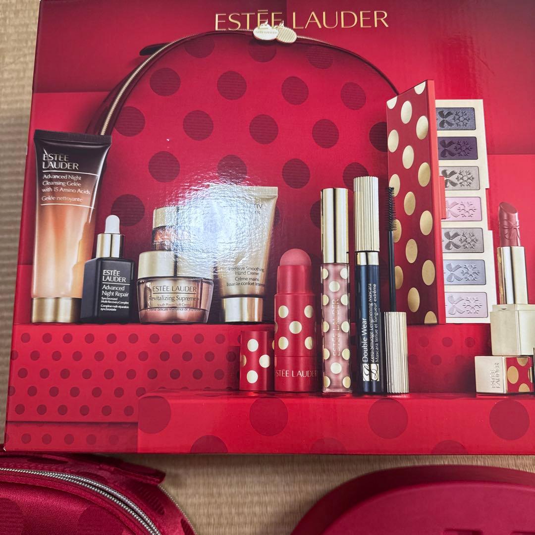 リップ2本なし 新品 エスティローダー メークアップ2025クリスマス