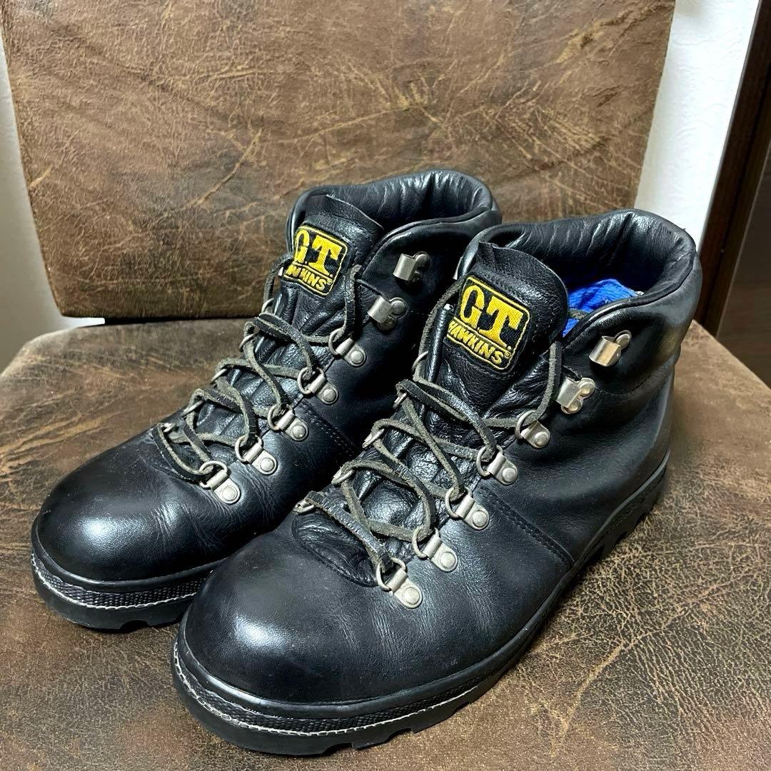 90s HAWKINS トレッキングブーツ 26.5cm ブラック マウンテン