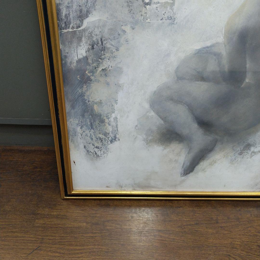 絵画！画家！串田都美雄！裸婦画額縁78×60×2cm