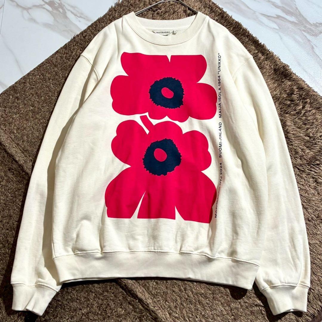 美品✨60周年モデル】マリメッコ スウェット ウニッコ Lサイズ