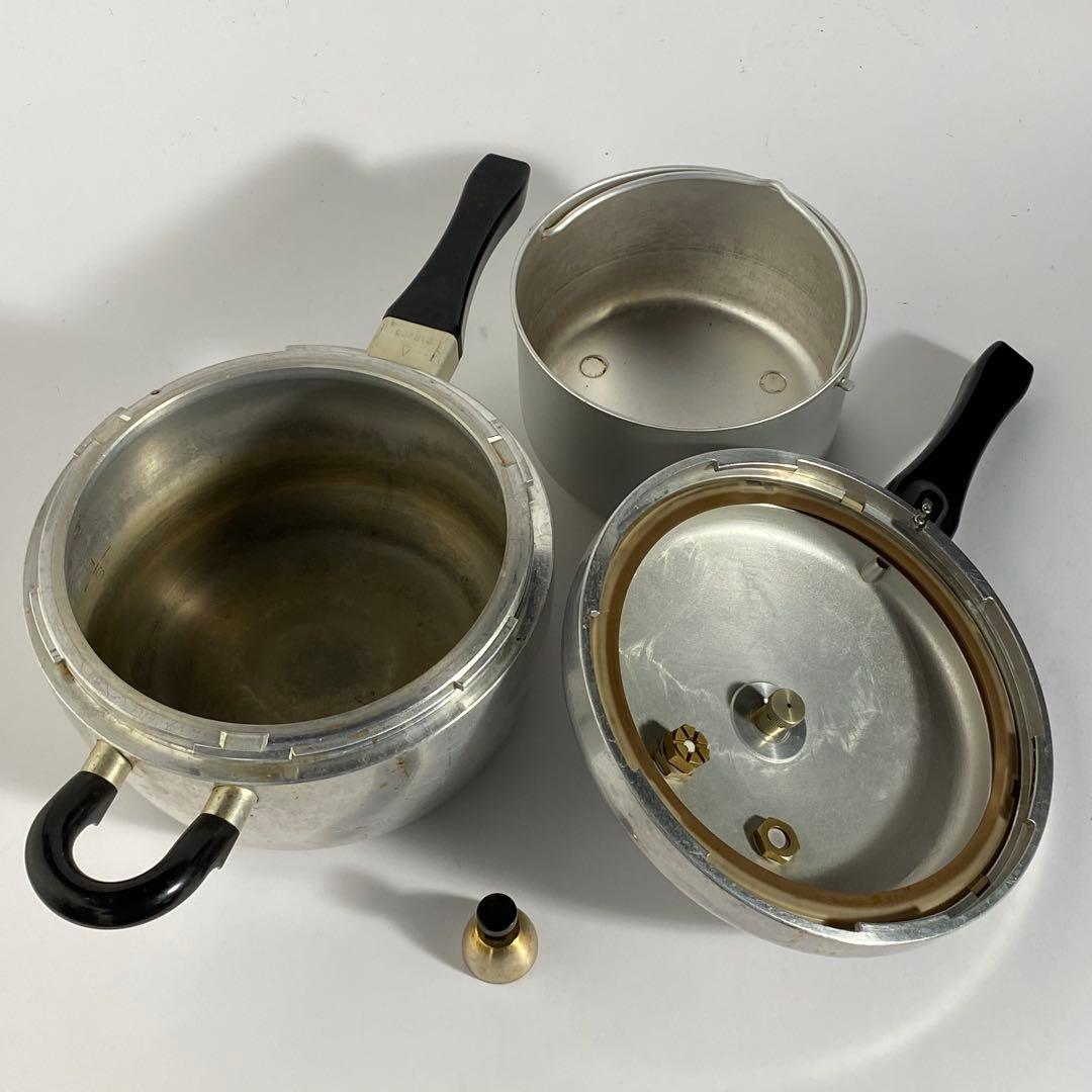 ヘイワ 中型圧力鍋 アルミ製 蓋付 2.8L PC-28A