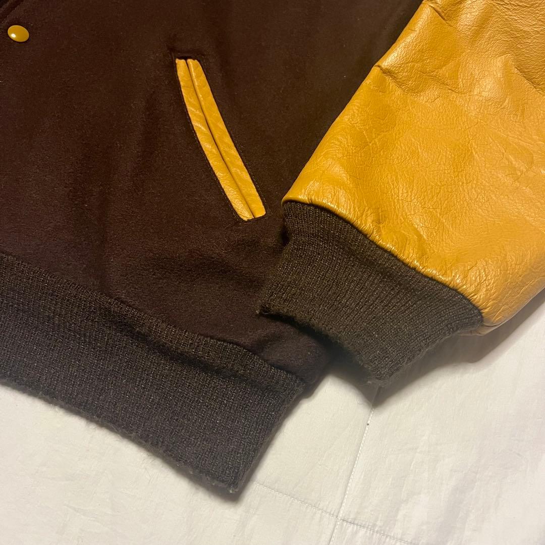 STEWART & STRAUSS スタジャン XL ブラウン キャメル USA