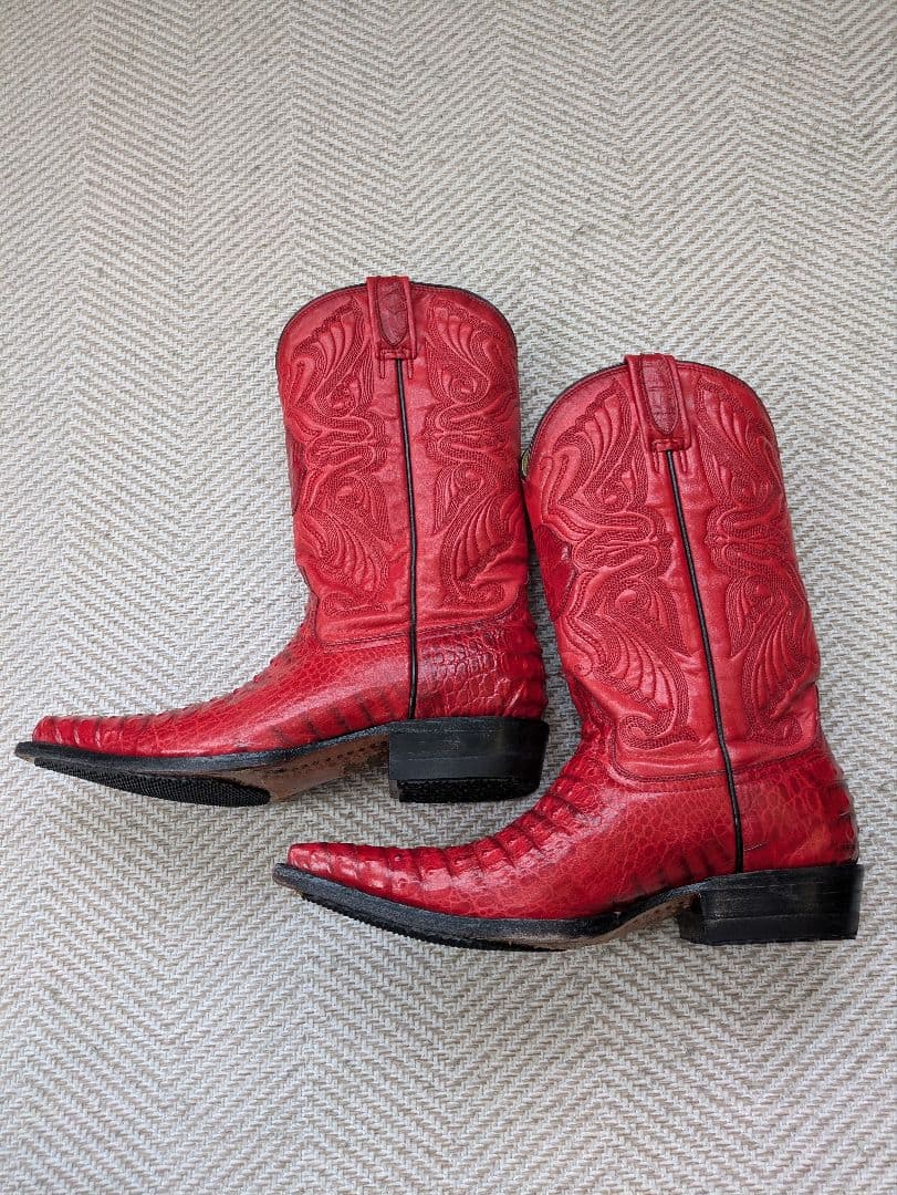 希少 HACIENDA ウエスタンブーツ 6EE 送料無料 - メルカリ