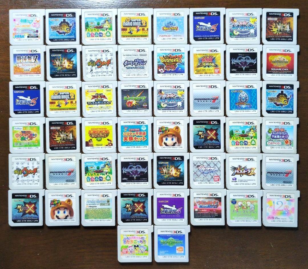 【ソフト単品】3DSソフト　50点セット　まとめ売り⑤　動作確認済み 3DS ソフトのみ 74個セット ダブり有 動作未確認｜Yahoo!フリマ（旧