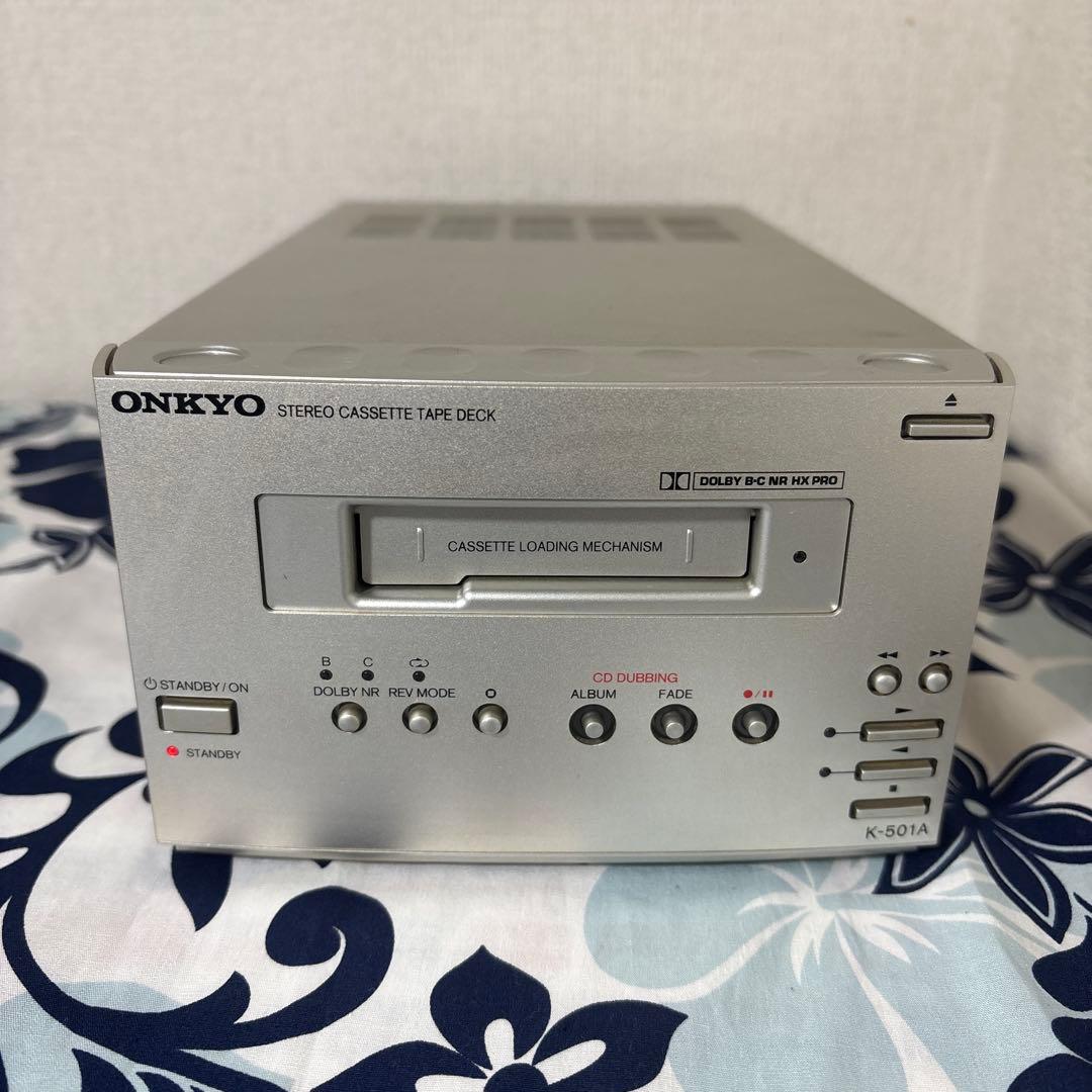 ONKYO K-501A カセットテープデッキ - メルカリ