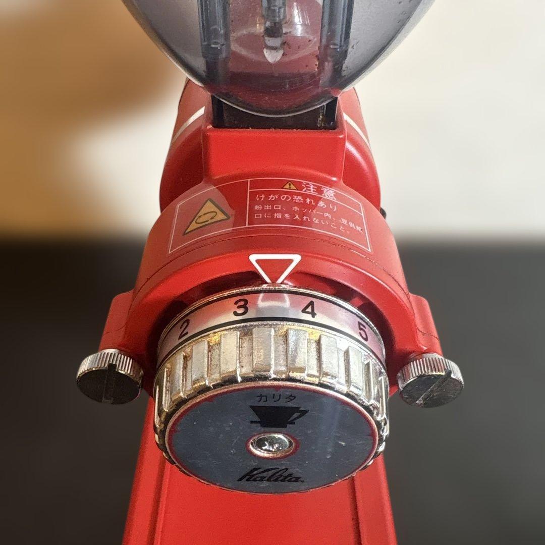 カリタ ナイスカットミル KH-100 赤 電動コーヒーミル - メルカリ