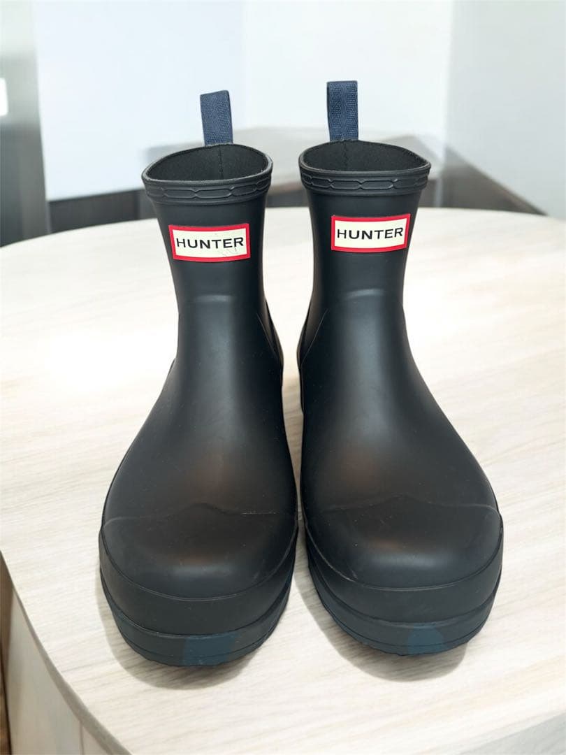 極美品✨✨HUNTER ハンター　レインブーツ　迷彩ソール 26.5cm 黒
