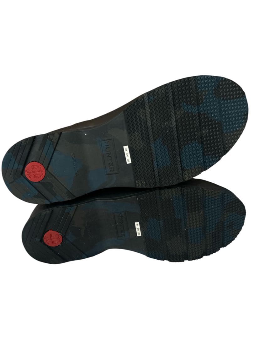 極美品✨✨HUNTER ハンター　レインブーツ　迷彩ソール 26.5cm 黒