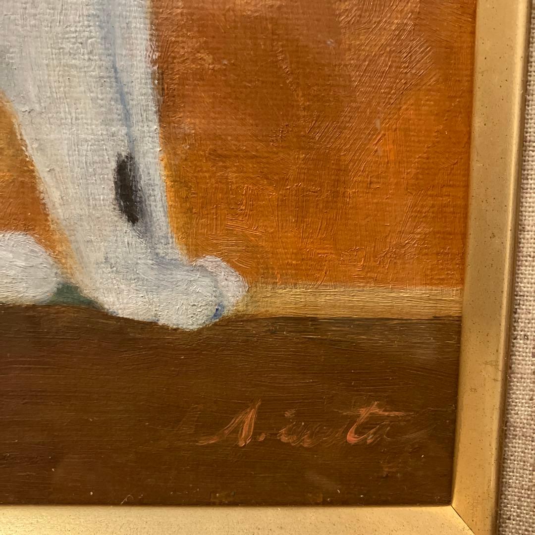 画家 岩田明美さんの引き込まれる美しさの『猫』の油絵（原画） - メルカリ