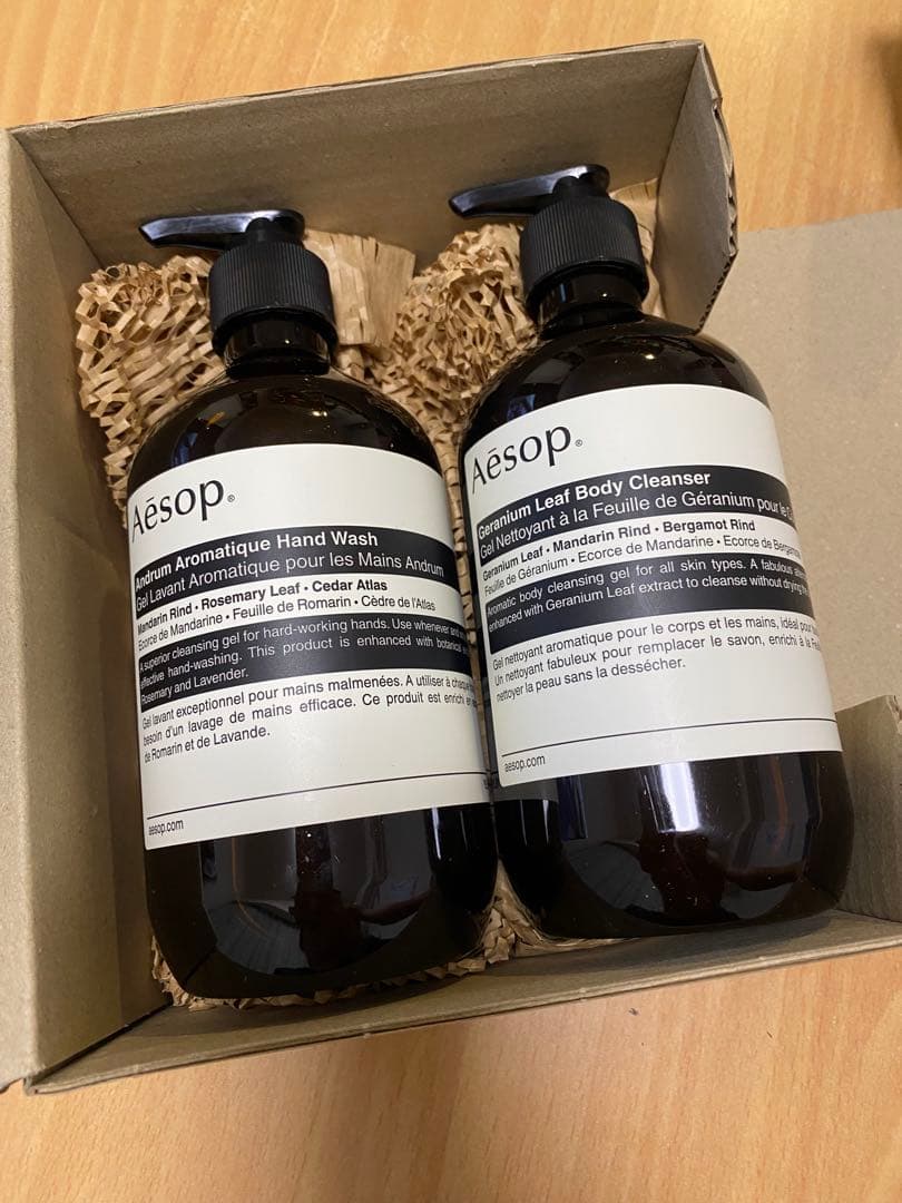未使用】Aesop ボディクレンザーとハンドウォッシュセット - メルカリ