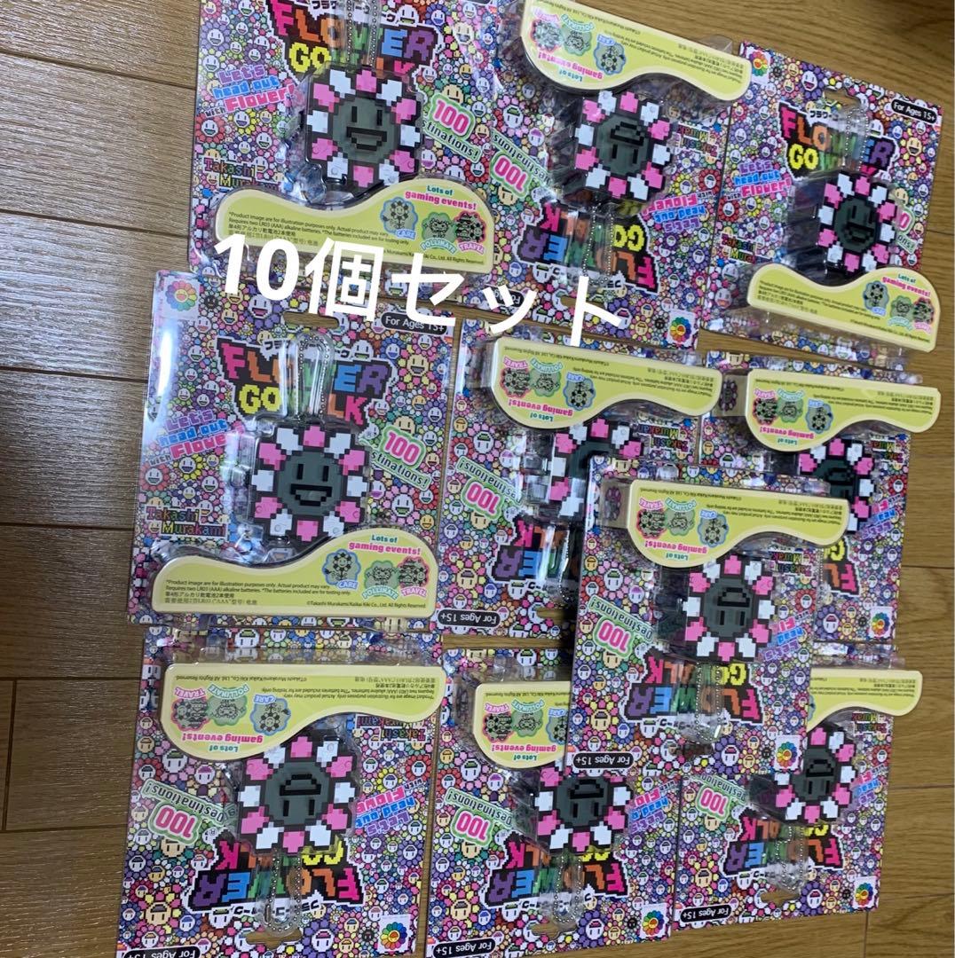 10個　FLOWER GO WALK 村上隆 ゲーム機 Pink&White 11月24日(金)12時より特設サイトにて、 村上隆新作ゲーム「FLOWER GO