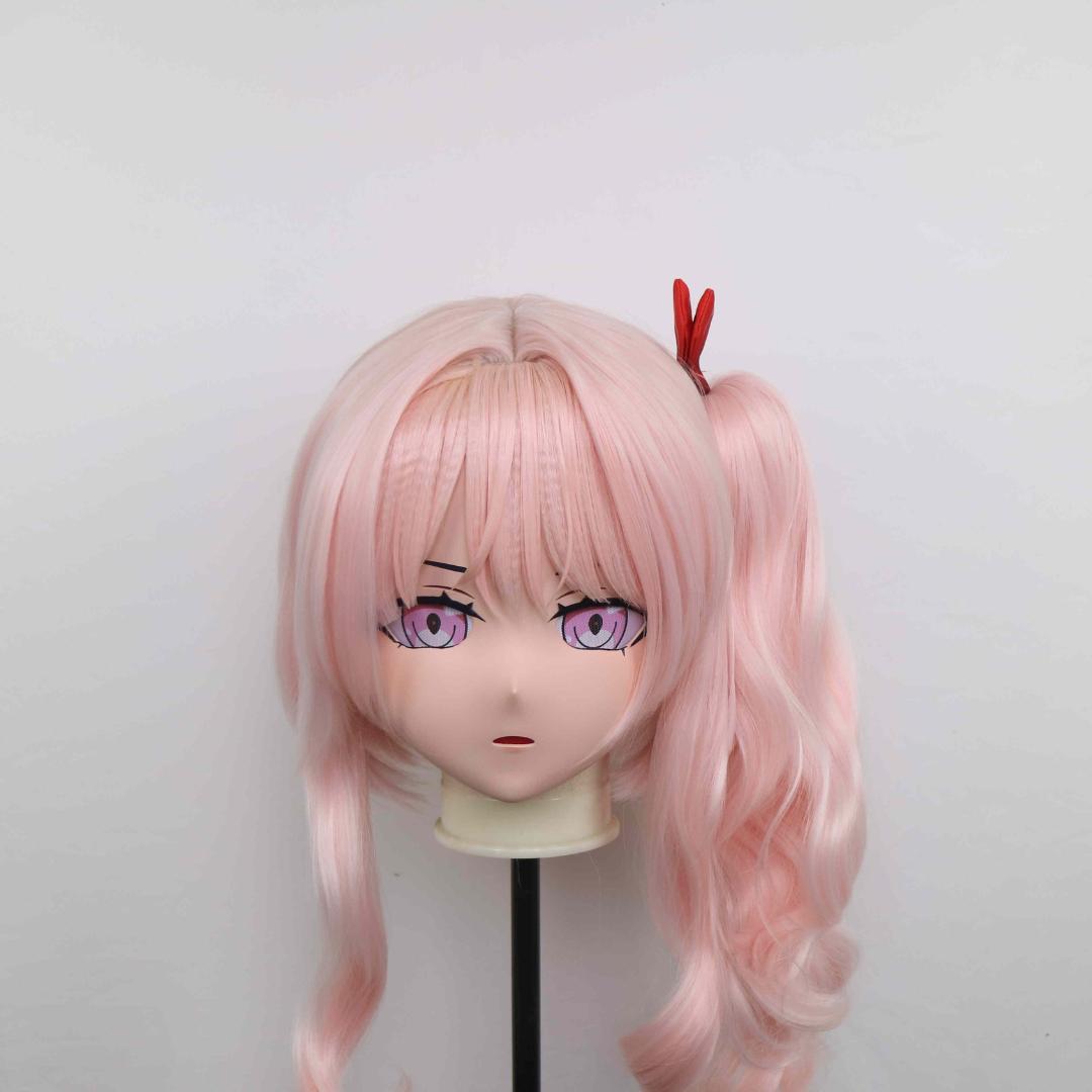 暁山瑞希 全頭面 鍵付き 着ぐるみ マスク コスプレ コスチューム