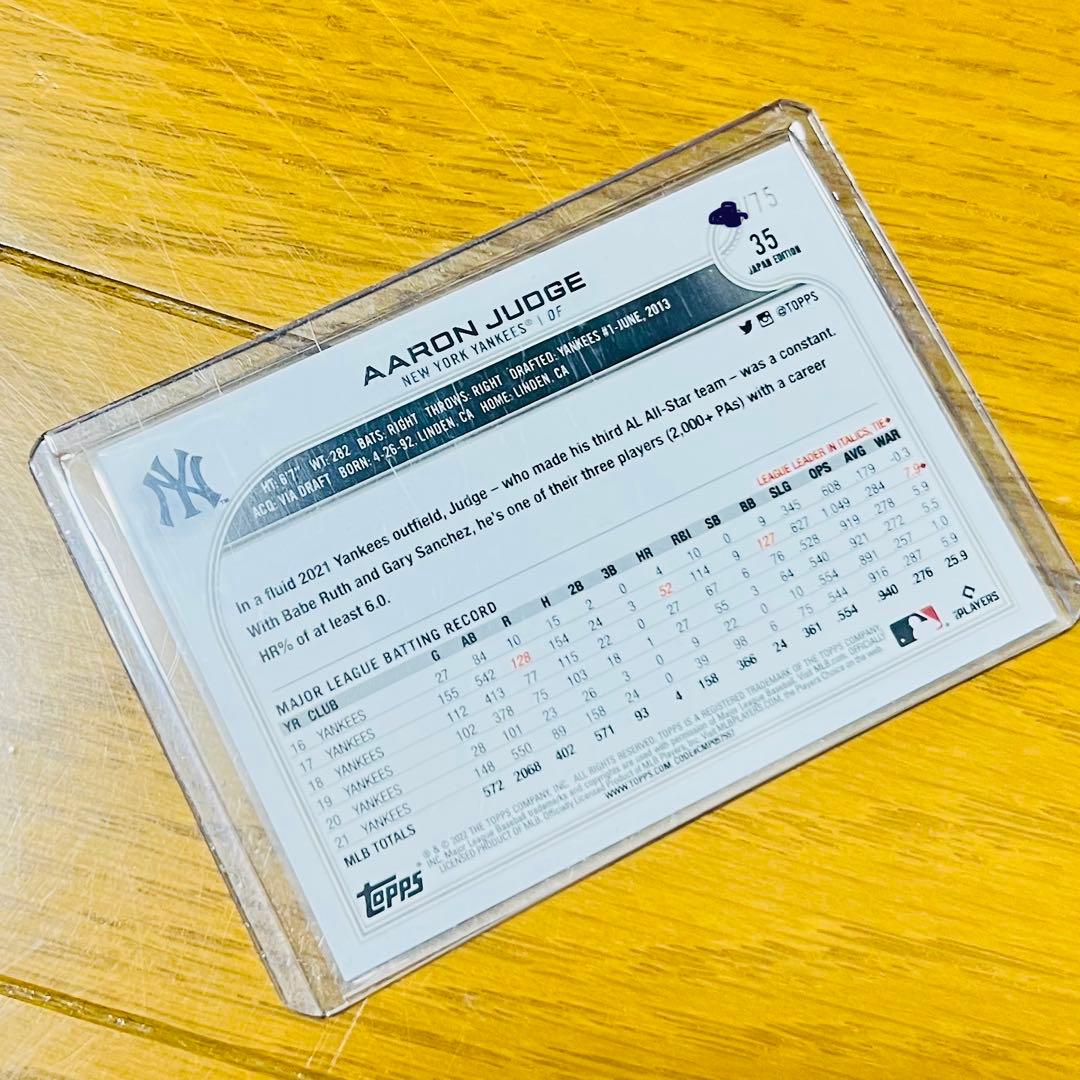Aaron Judge カード Japan Edition 75シリ - メルカリ