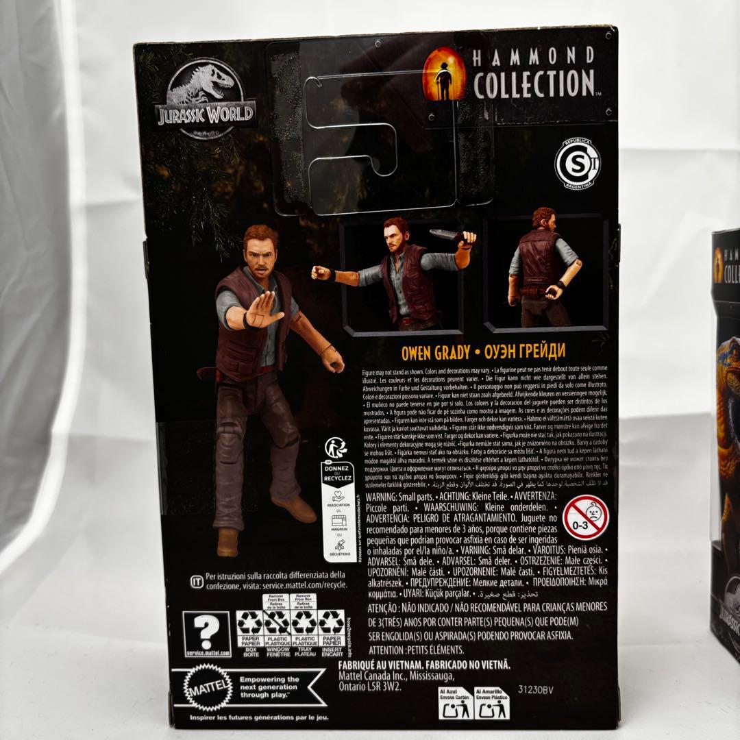ジュラシックワールド ハモンドコレクション オーウェン、ブルー