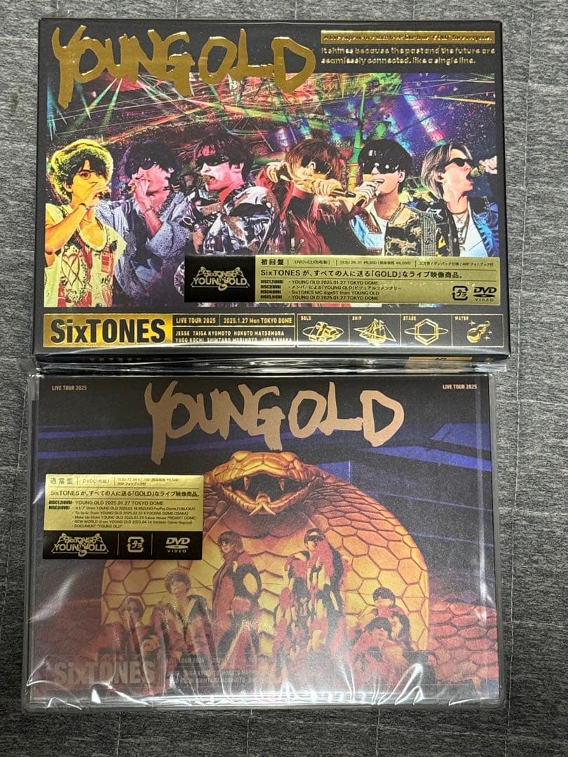 SixTONES YOUNG GOLD 初回限定版・通常版セットDVD YOUNG OLD | SixTONES(ストーンズ) Official web site