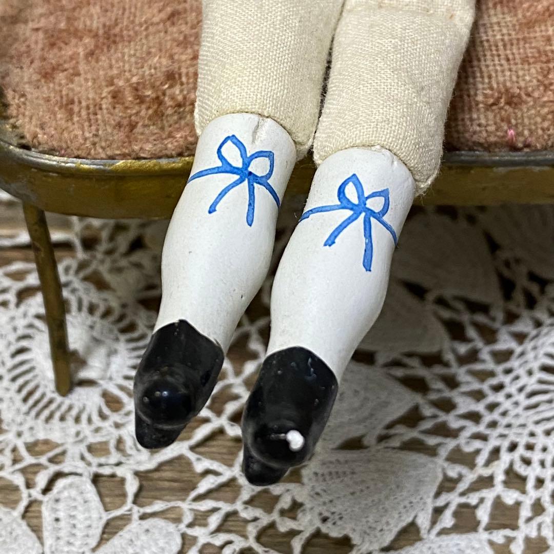 ドイツアンティーク チャイナヘッドドール 18.5cm