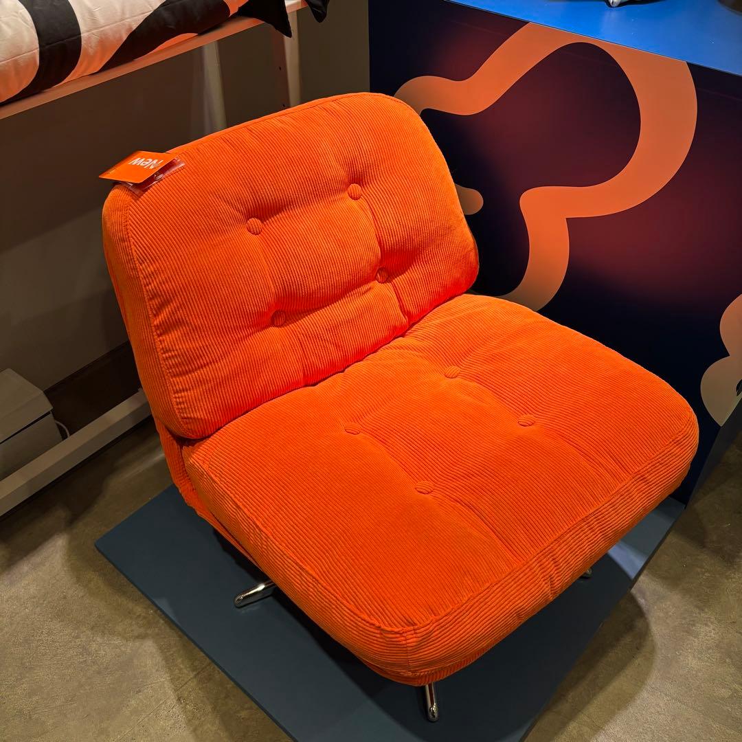 新品□未開封』】ディヴリンゲ IKEA 回転パーソナルチェア オレンジ