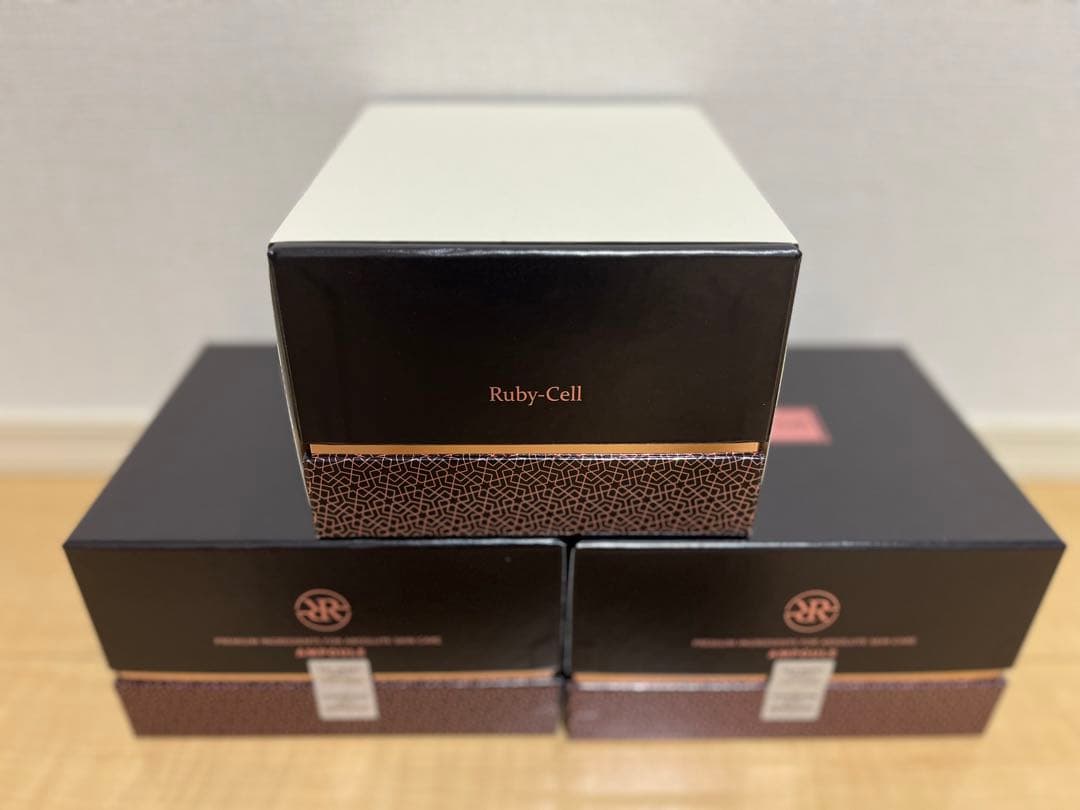 【破格！新品未開封！ルビーセル】バラ売りも可能！4Uアンプル美容液　3箱セット 正規品」ルビーセル 4Uセラム 3本セット ヒト幹細胞培養液 美容液