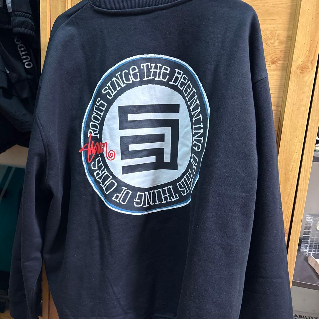 海外限定 トレーナー 刺繍 ワールドツアー 裏起毛 エスダブル XXL