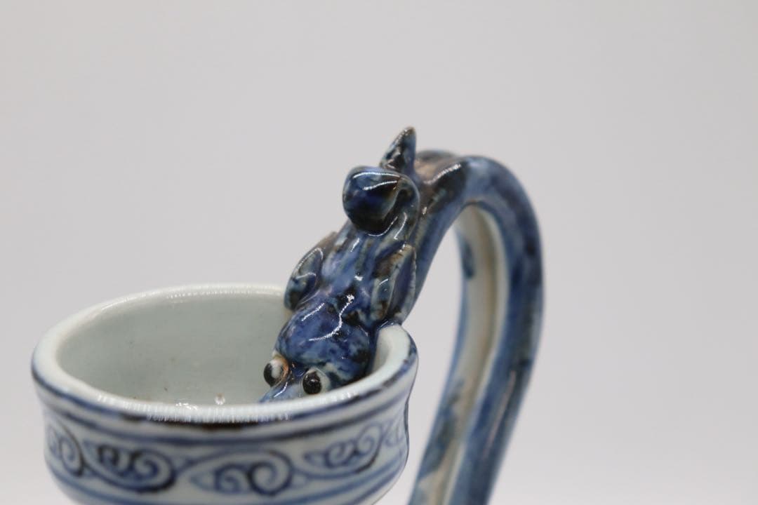 中国美術 染付 龍柄水注 大明宣徳年製銘 送料込み251015 - メルカリ