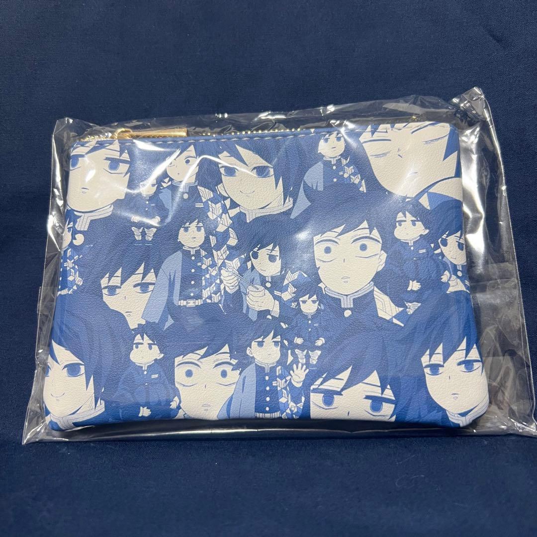 鬼滅の刃 冨岡義勇 柱カフェ ゆる顔 ポーチ - メルカリ