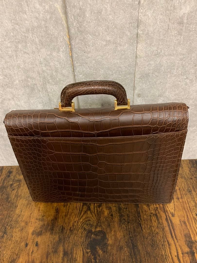 超激安一生物早い者勝ち激レア最終未使用希少ラグジュアリー本クロコダラスバッグ