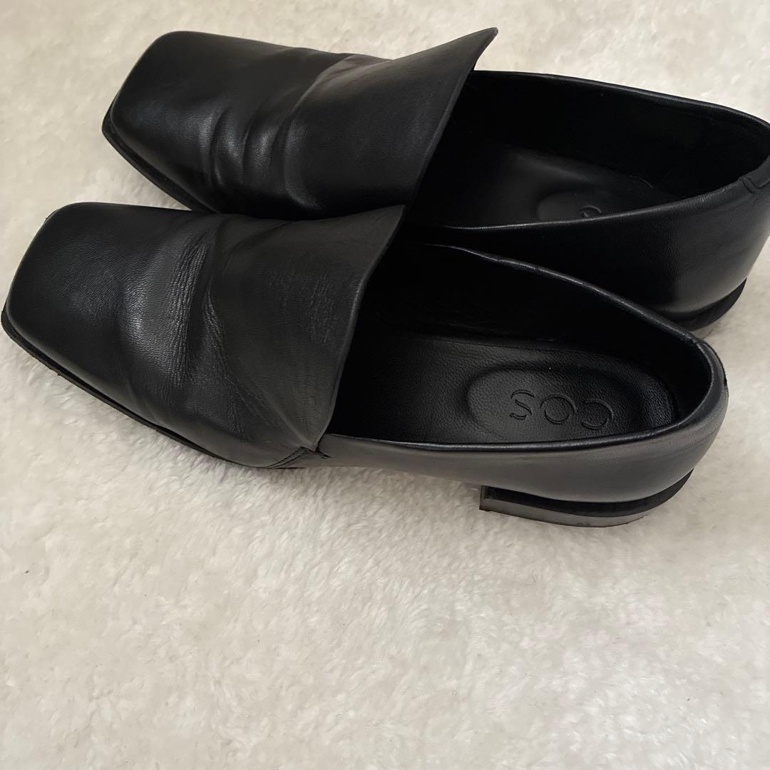 ［極美品］COS レザー　ローファー　24.5cm