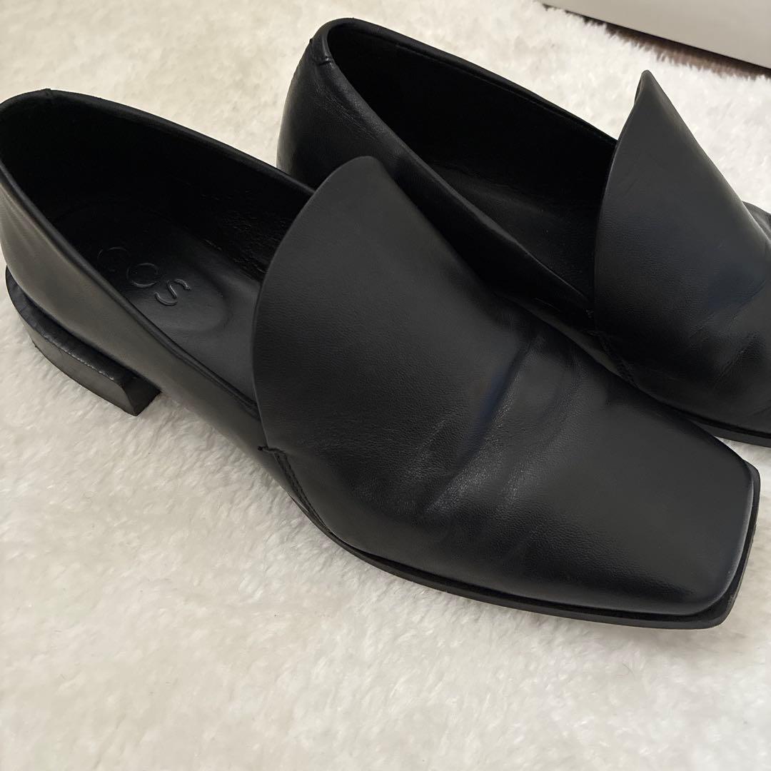 ［極美品］COS レザー　ローファー　24.5cm