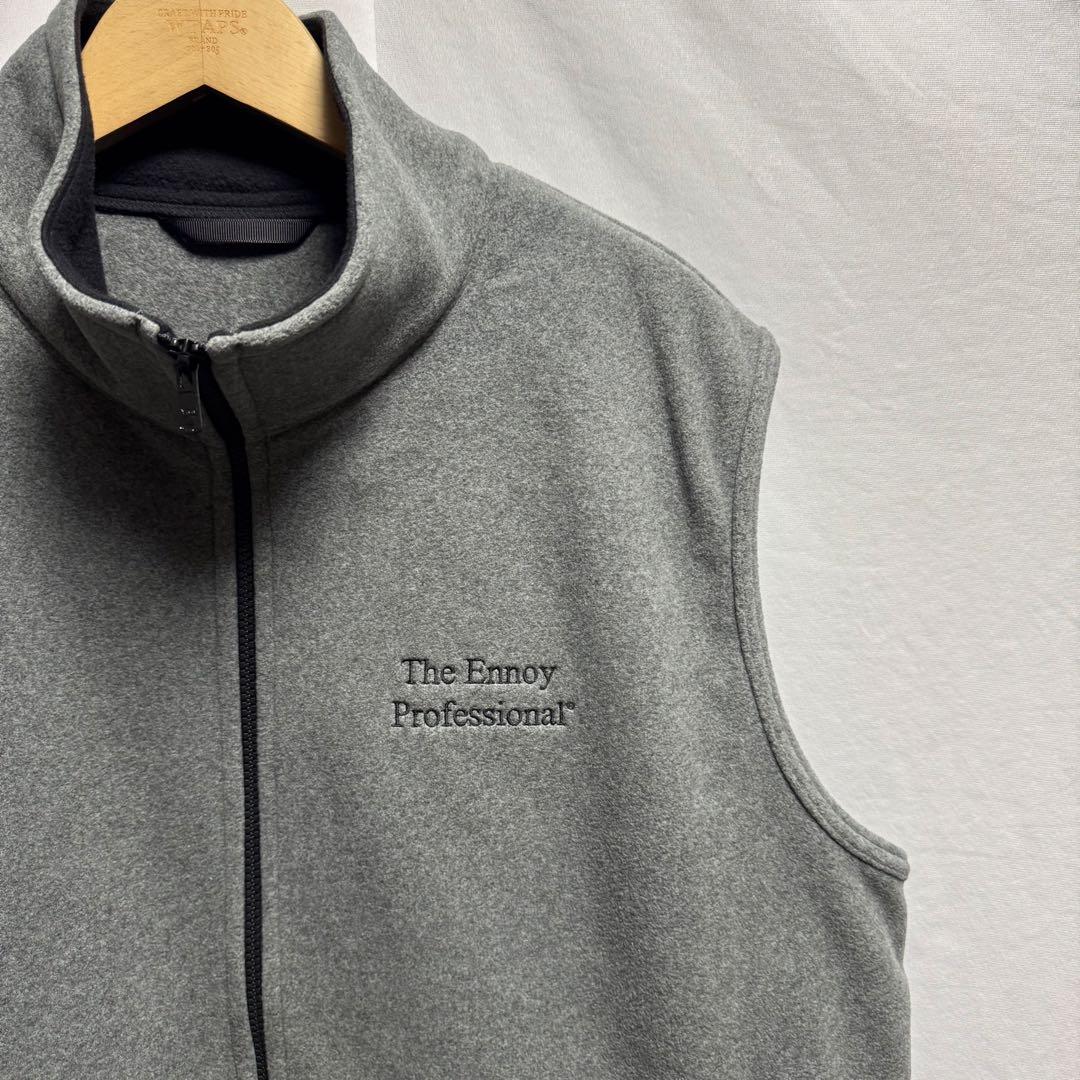 25AW Ennoy エンノイ FLEECE VEST フリースベスト グレー - メルカリ