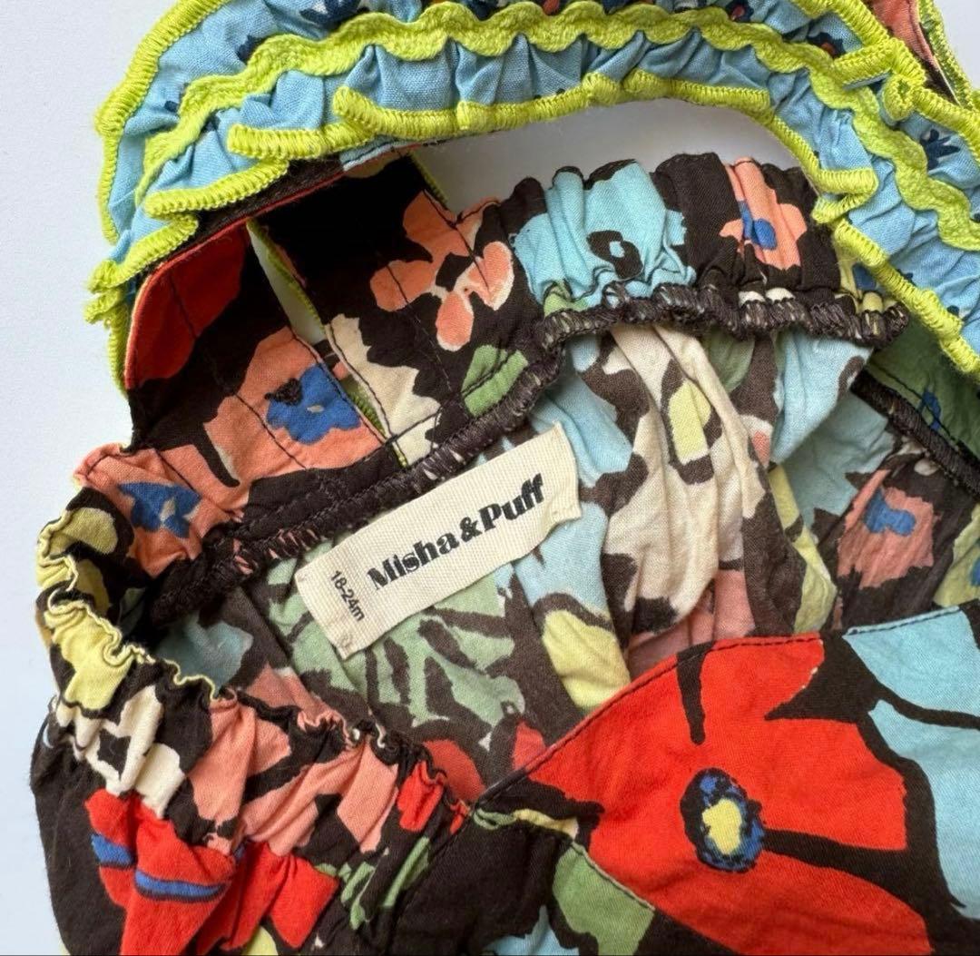 misha and puff 花柄 ロンパース - メルカリ