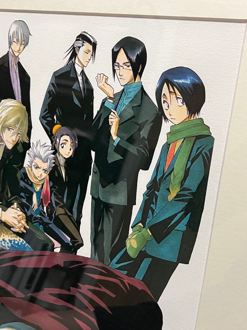 BLEACH ブリーチ 久保帯人 先生 直筆サイン入り 額装 複製原画 一桁台