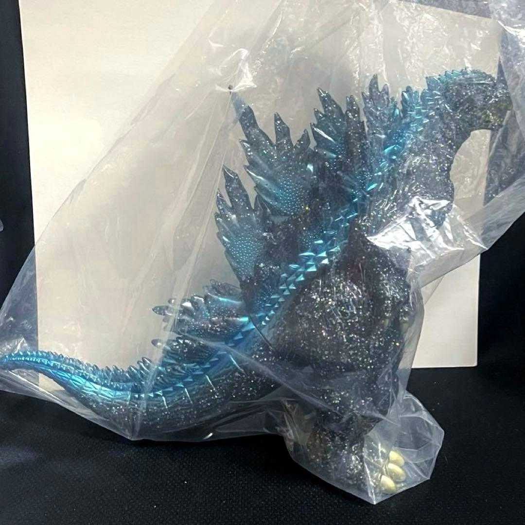 未開封】□マルサン ゴジラ'99 ソフビ ダークスパークル ラメ 'ver