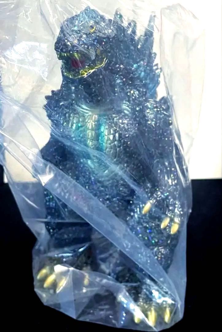 未開封】□マルサン ゴジラ'99 ソフビ ダークスパークル ラメ 'ver