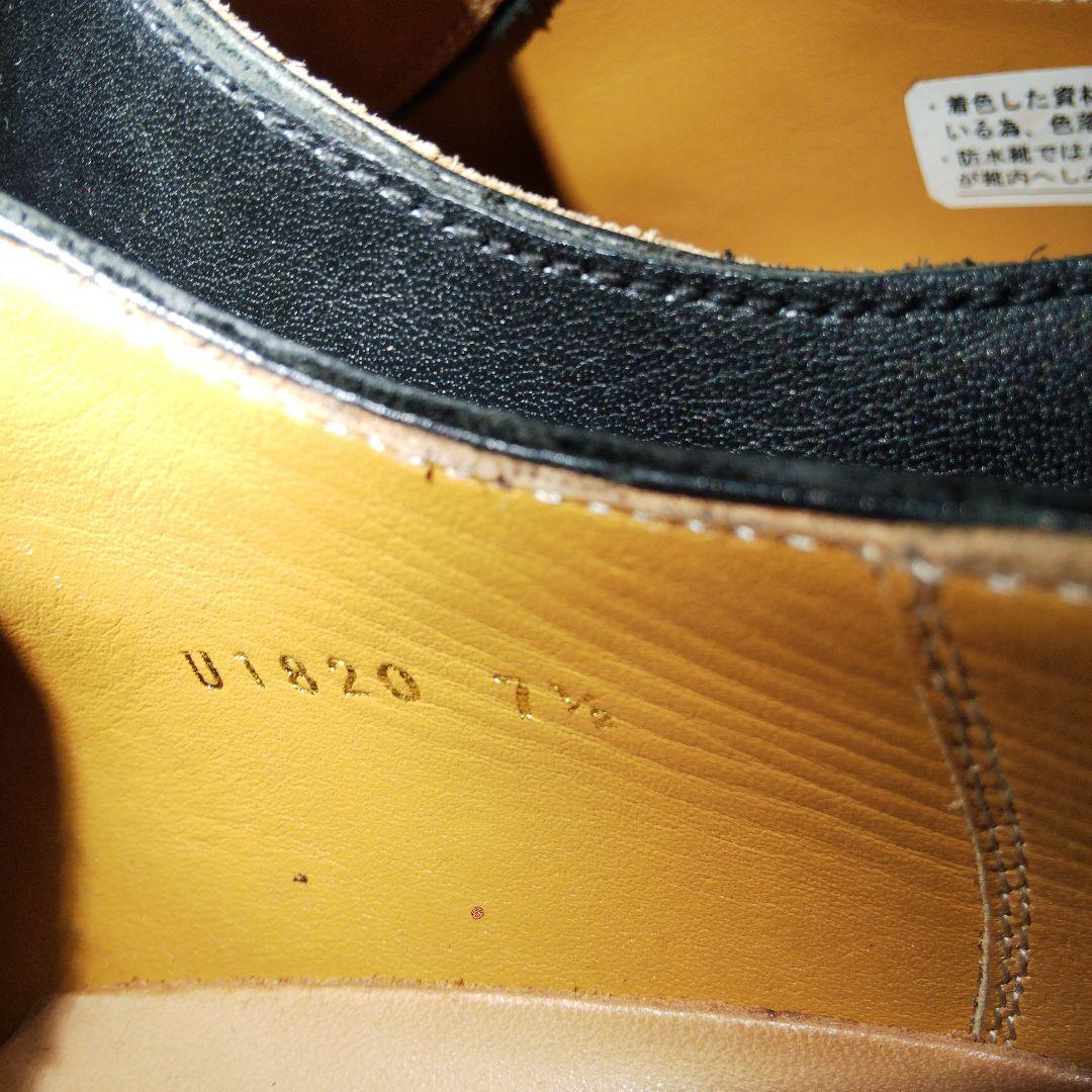 UNION IMPERIAL 革靴 25.5cm 内羽根ストレートチップ